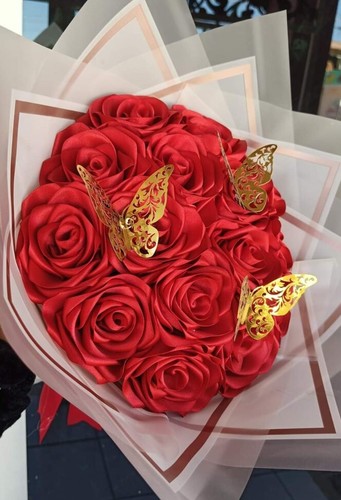 Bouquet with red forever - red,