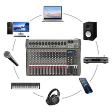 12 Channel Sound Audio Mixer