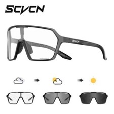 Photochromic Cycling Sunglasses MTB Glasses Road Bicycle Riding UV400 Goggle UK