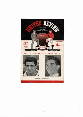 1955 manchester united - manchester, v