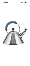 Alessi Bird Shaped Whistle 1.7L Kettle Light Blue
