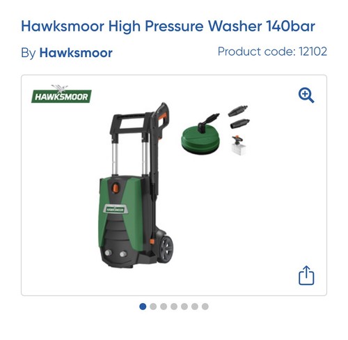 Hawksmoor high pressure washer - hawksmoor,
