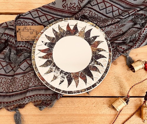Handmade mosaic sun - handmade,