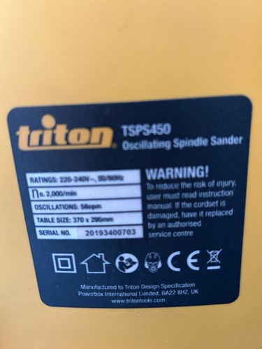 Triton tsps450 oscillating - triton,