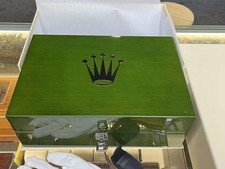 ROLEX WOODEN BOX STORAGE GREEN