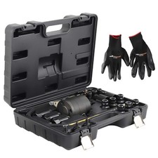 Diesel Injector Puller Pneumatic Injector Extractor Puller Tool Kit  19 Adapters