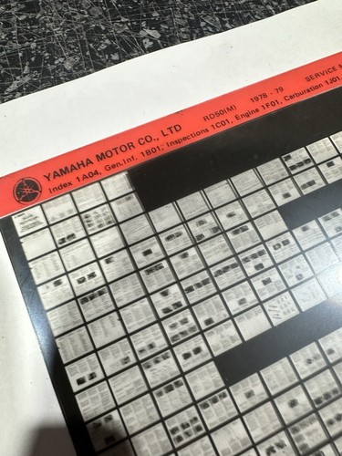 Yamaha rd50m microfiche - rd50m,