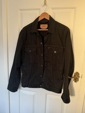 Levis Denim Jacket - Small Black Denim