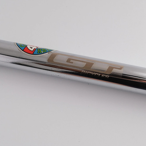 Bmx seatpost 6mm silver - gt,