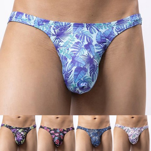 Mens printed lowrise thong - lowrise,
