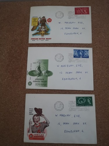1957 jubilee jamboree - jamboree, fdc's
