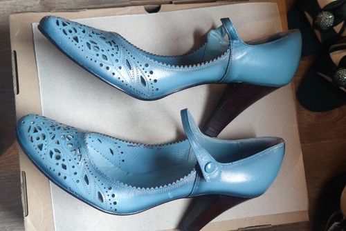 Jones bootmaker blue leather - bootmaker,