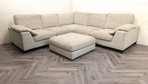 Dfs euphoria linen corner sofa - dfs,