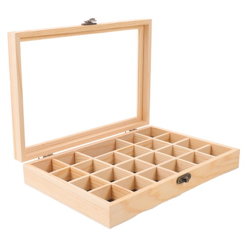 Wood container boxes with lid - container,