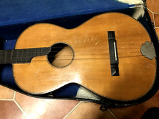 Vintage Tenor Guitar. Make and Age Unknown.