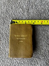 WW1 "Active Service" Testament 1914