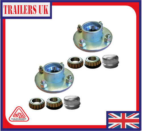 Pair complete trailer wheel - pair,