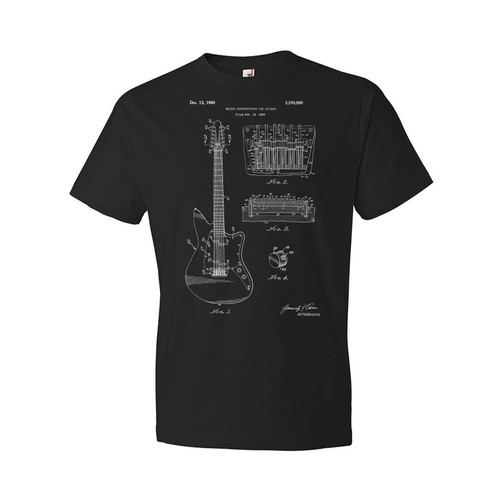 String guitar patent shirt - string,