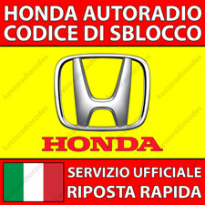 ✅HONDA RADIO UNLOCK CODE