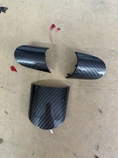 MINI   Steering Wheel Button Cover Trim R55 R56 R57 R58 R59 Carbon Fibre Look