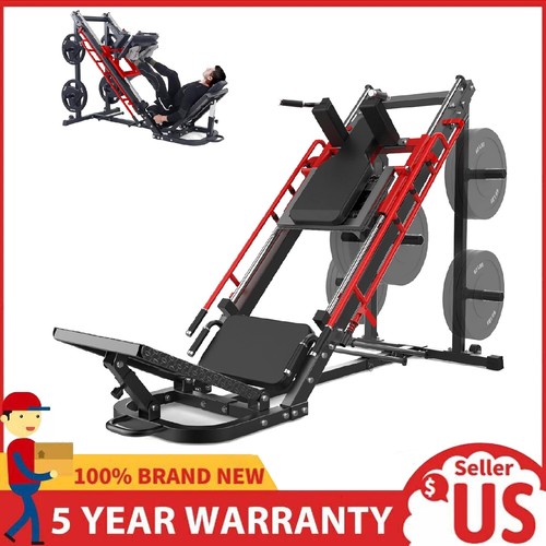 Leg press hack squat machine - squat,
