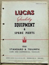 LUCAS STANDARD & TRIUMPH