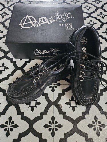 Black creepers shoes - t.u.k,