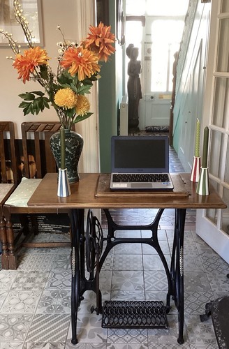 Antique edwardian trestle - edwardian,
