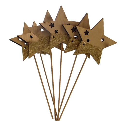 Christmas wooden floral - x,