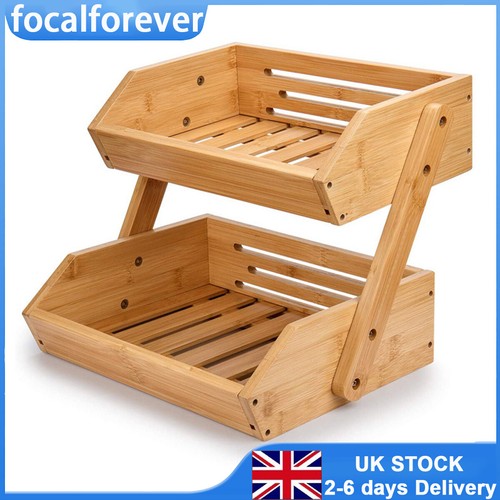 Tier wooden fruit vegetables - 2-tier,