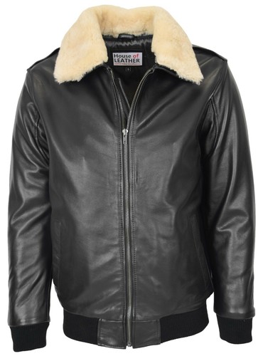 Mens bomber leather jacket - mens,