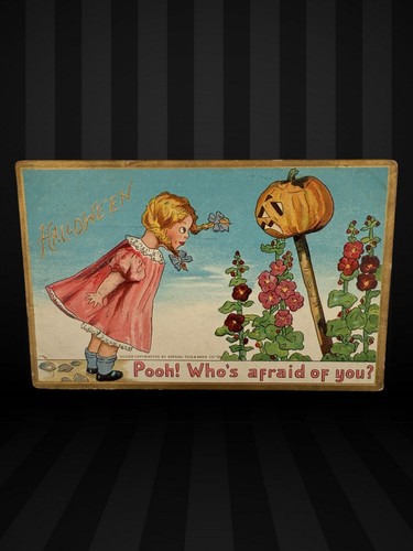 1911 halloween postcard - 🧡,