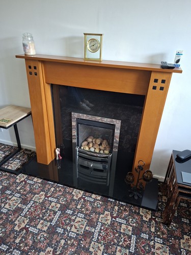 Wooded fireplace surround plus - surround,