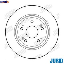2x BRAKE DISC 562687JC FOR