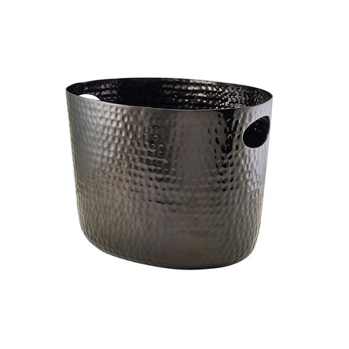 Genware wine bucket black - ,