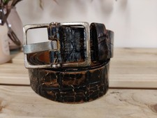 POST & CO BROWN CROCODILE