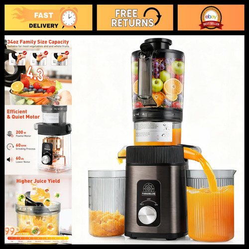 34oz cold press - 34oz, juicer