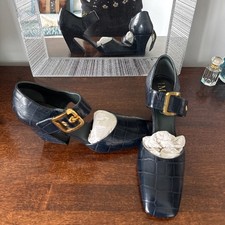 Mulberry Leather Navy elegant