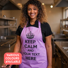 Personalised keep calm bib - personalised,