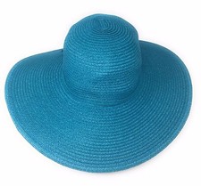 50's / 60's Lady's Straw Sun Hat 'Bardot' Style