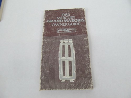 Vintage car owner manual - owner’s,