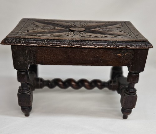 Antique barley twisted oak - antique,