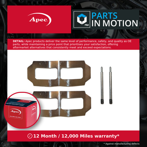 Brake pad fitting - pad, kit