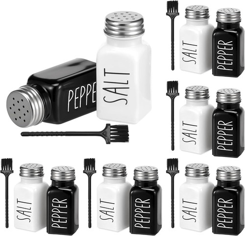 Glass salt and pepper - glass,