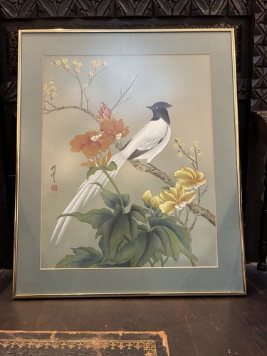Vintage chinese birds - vintage,