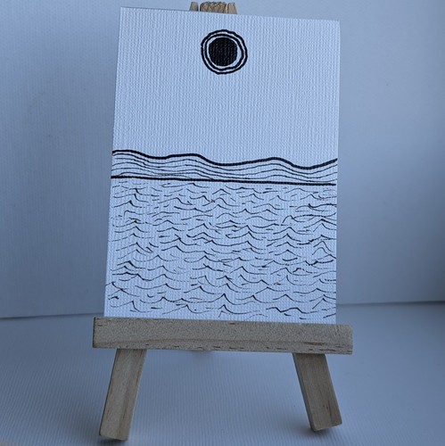 Aceo mountain seascape line - mountain,