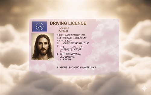 Jesus replica novelty driving - novelty,