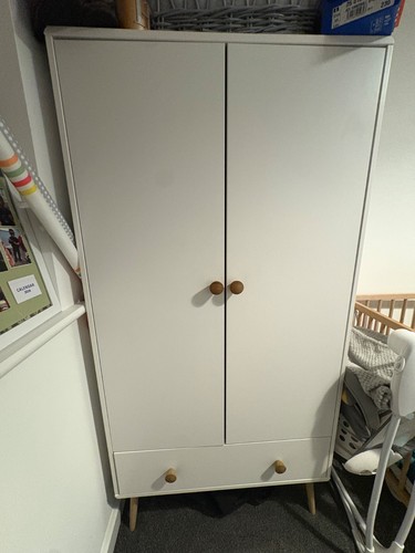 White ikea baby wardrobe - ikea,