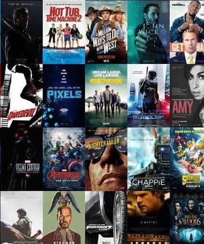 Film movie metal signs - film,