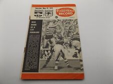 1976 AUSTRALIAN RULES PROGRAMME - BULLDOGS v KANGAROOS FOOTBALL RECORD